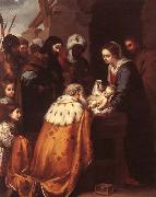 MURILLO, Bartolome Esteban Adoration of the Magi painting